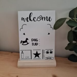 Kaart Welcome (a5)