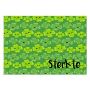 Kaart Sterkte ( klavertje vier)