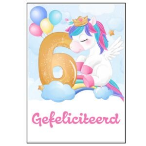 Kaart “Eenhoorn 6” – A6 Formaat