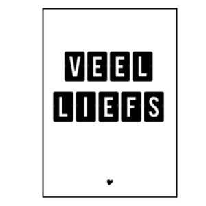 Kaart Veel Liefs