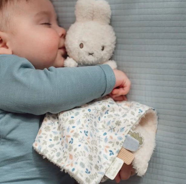 Little Dutch nijntje knuffeldoekje - Blauw - Lucky Leaves - Afbeelding 6