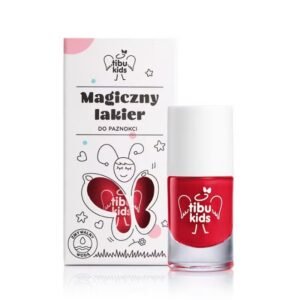 Magical water -based nail polish for kids - raspberry