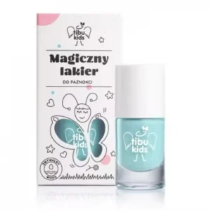Magical water -based nail polish for kids - turquoise