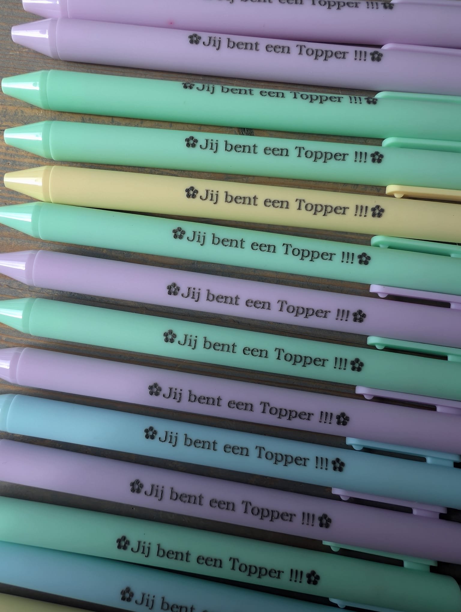 Pen– Jij bent een Topper - diverse kleuren - Afbeelding 5
