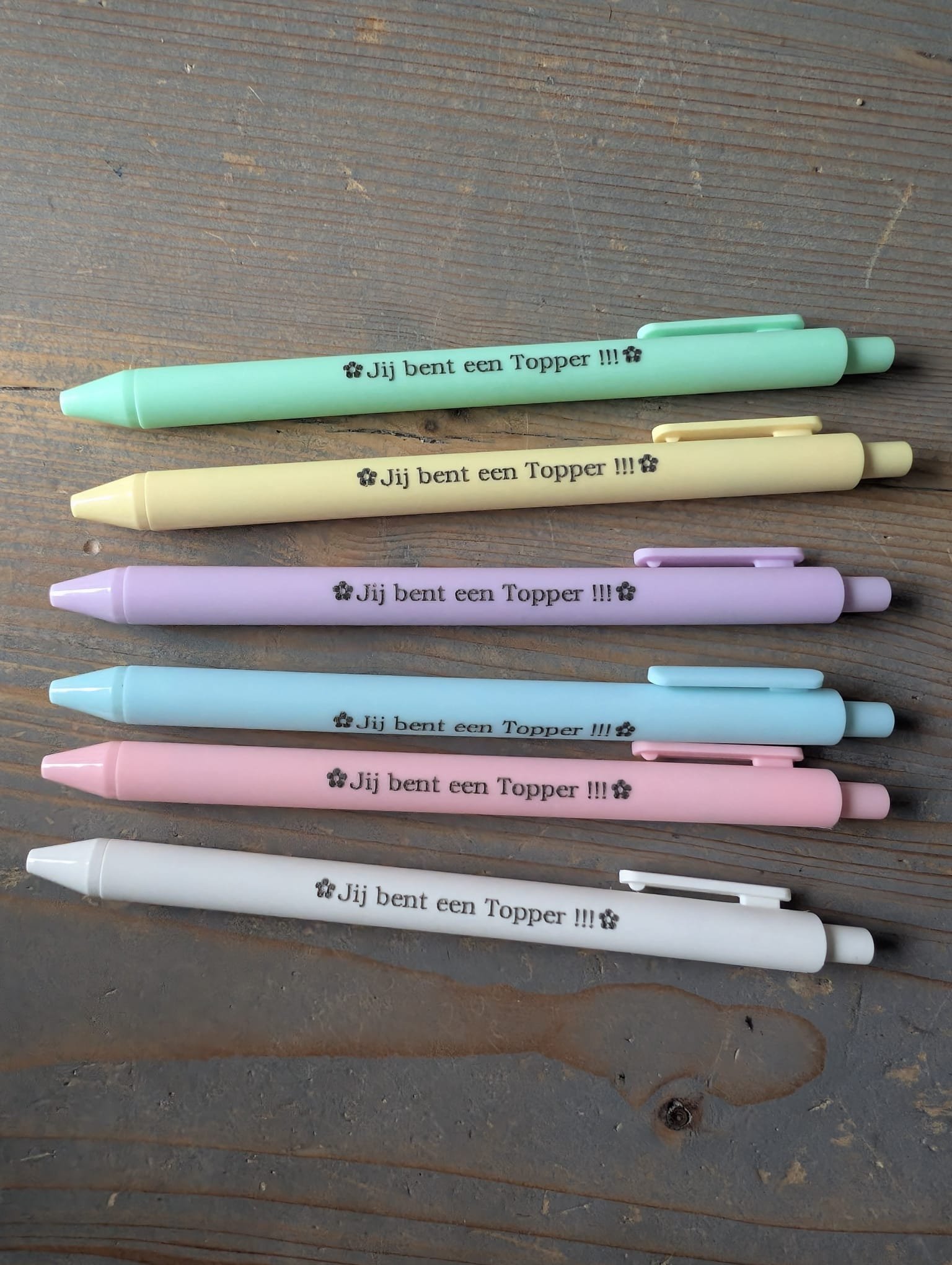 Pen– Jij bent een Topper - diverse kleuren - Afbeelding 2