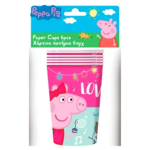 Peppa Pig Bekers, 6st.