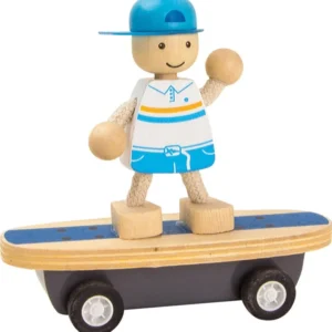 Pull back houten skater Charly