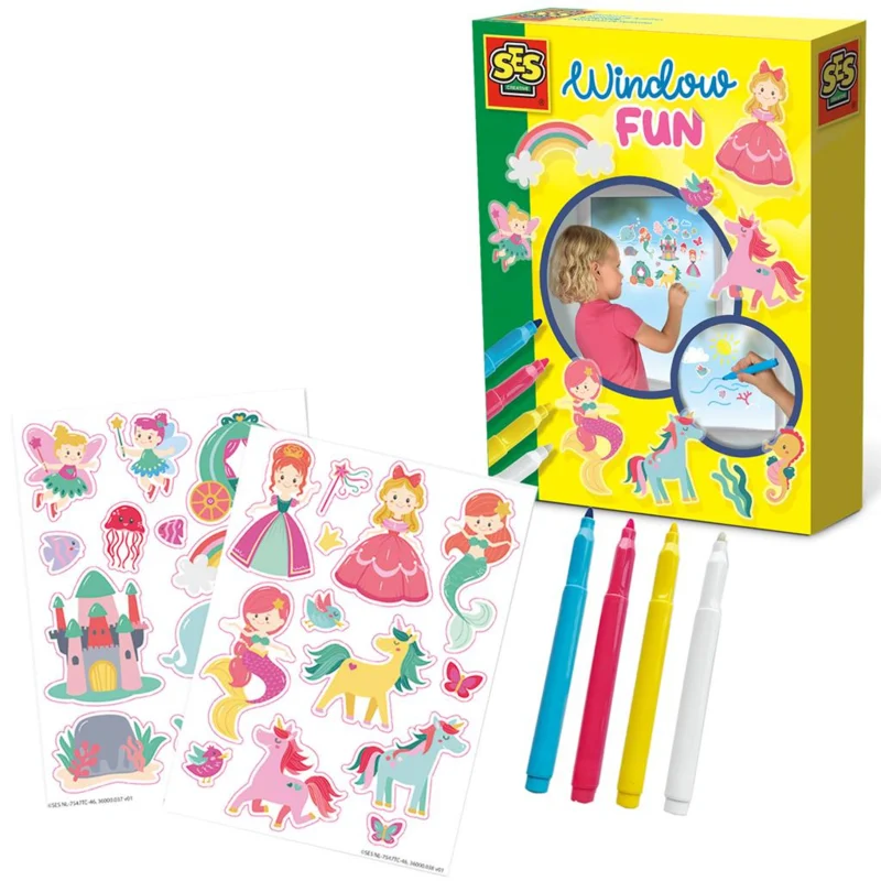 SES window fun prinsessen wereld