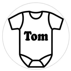 Sticker Romper met naam