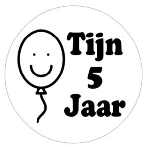 Sticker Ballon met naam