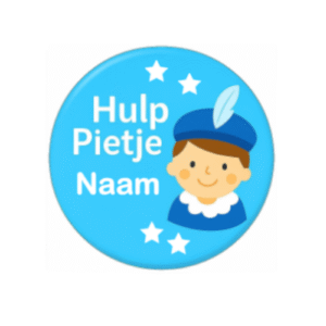 Button "Hulp Pietje Blauw" – met naam