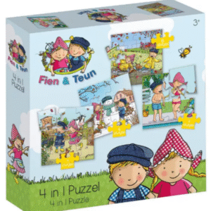 Fien en Teun 4 in 1 puzzels