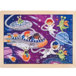 Hape - Ruimte vrienden puzzel
