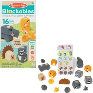 Melissa & Doug - Blockables™ Bosvrienden – 360° bouwen