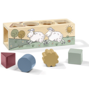 Mike & Molly houten speelgoed vormenstoof