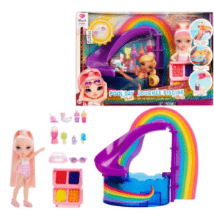 Rainbow High Littles Dagje Zwembad Speelset met Blush