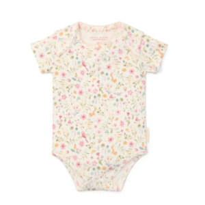 Little Dutch Romper korte mouw - Wit - Fairy Garden - Maat 62