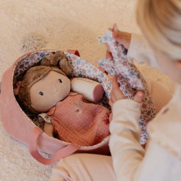 Little Dutch Babypop Rosa met Mandje - Afbeelding 7