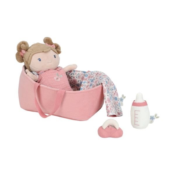 Little Dutch Babypop Rosa met Mandje - Afbeelding 3