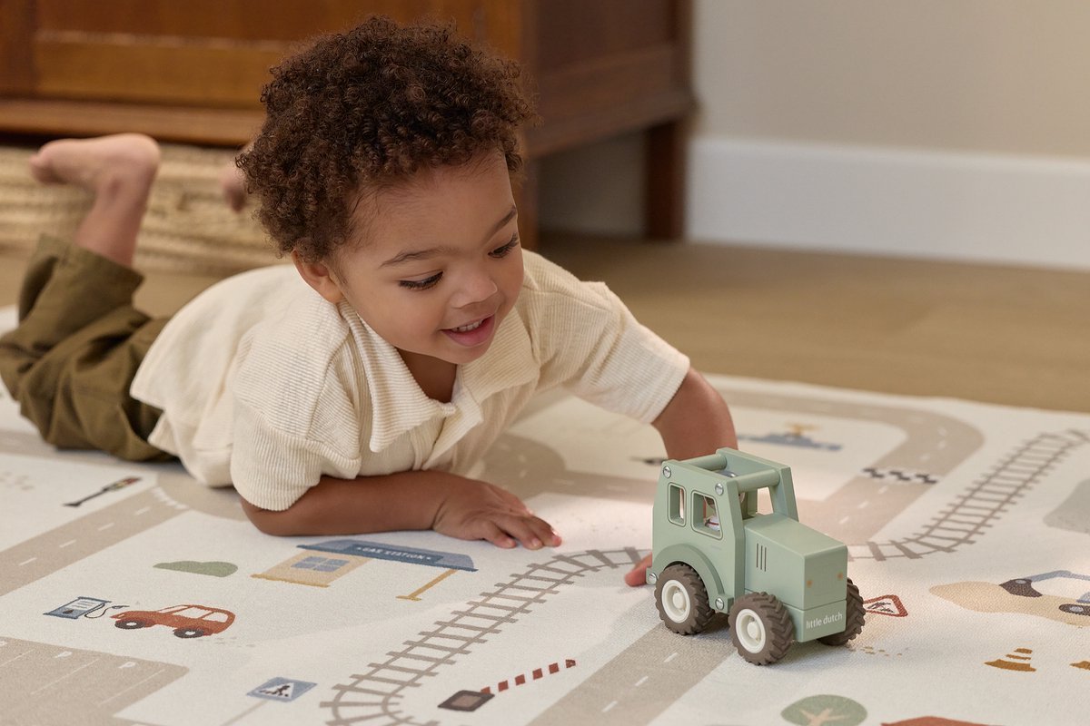 Little Dutch Houten tractor FSC - Afbeelding 6