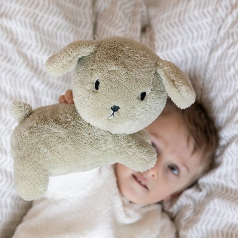 Snuffie knuffel 25cm Fluffy green - Afbeelding 3