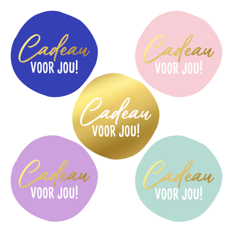 Stickers - Cadeau voor jou (5 varianten)