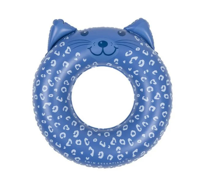 Swim Essentials Dier Zwemband Blauw Panterprint Ø 55 cm