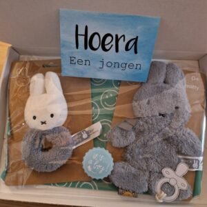 Cadeaupakket Hoera een Jongen – Brievenbus Kraamcadeau