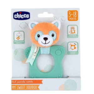 Chicco Rode Panda Rammelaar