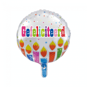 Folieballon Gefeliciteerd