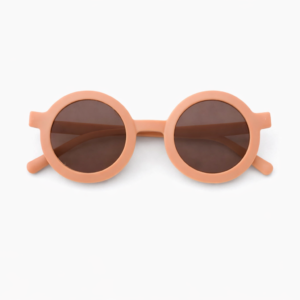 Pastelroze Retro KinderZonnebril