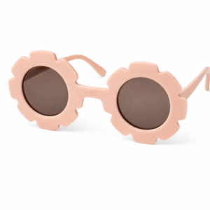 Bloemvormige Kinder Zonnebril Lichtroze