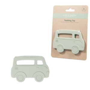 Little Dutch Siliconen Bijtring Bus