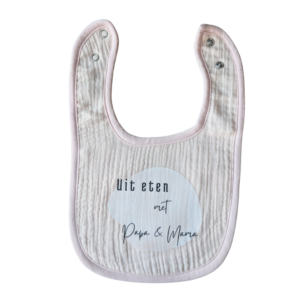 Slab - 'Uit eten met Papa en Mama "Lichtroze"