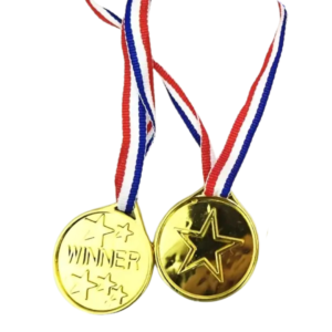 Gouden Plastic Winnaar Medaille 