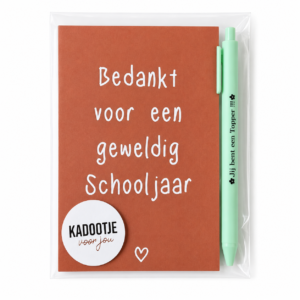 Kaart met Pen - "Jij bent een Topper !!!