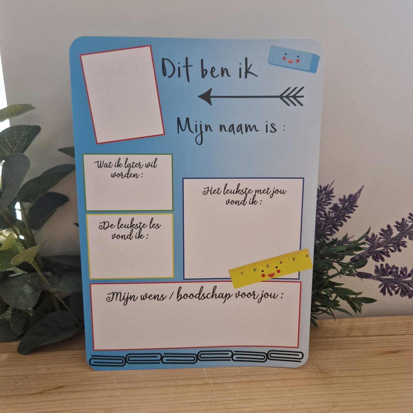 Kaart : Dit ben ik