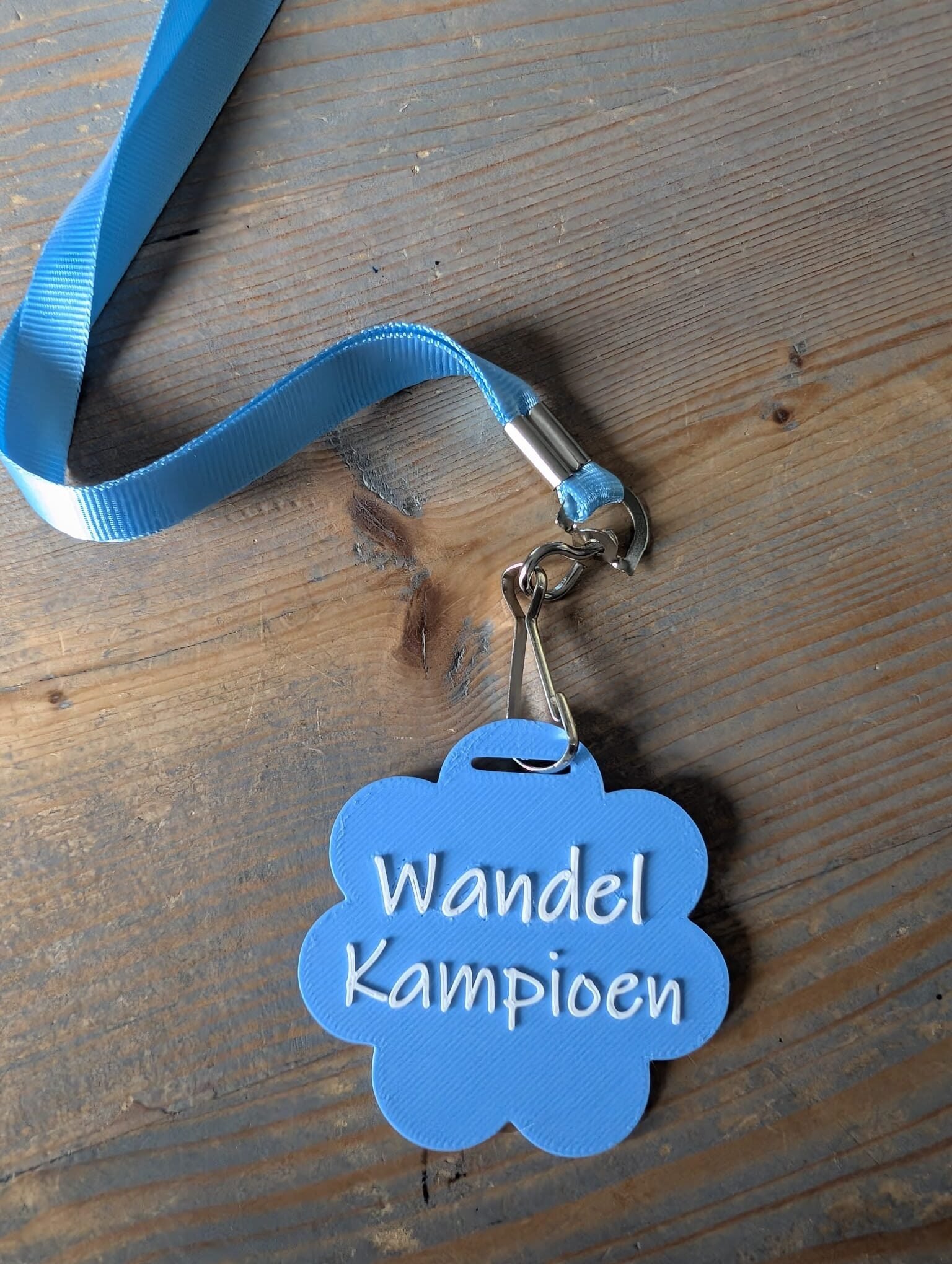 Wandel Kampioen Medaille (LichtBlauw) - Afbeelding 3