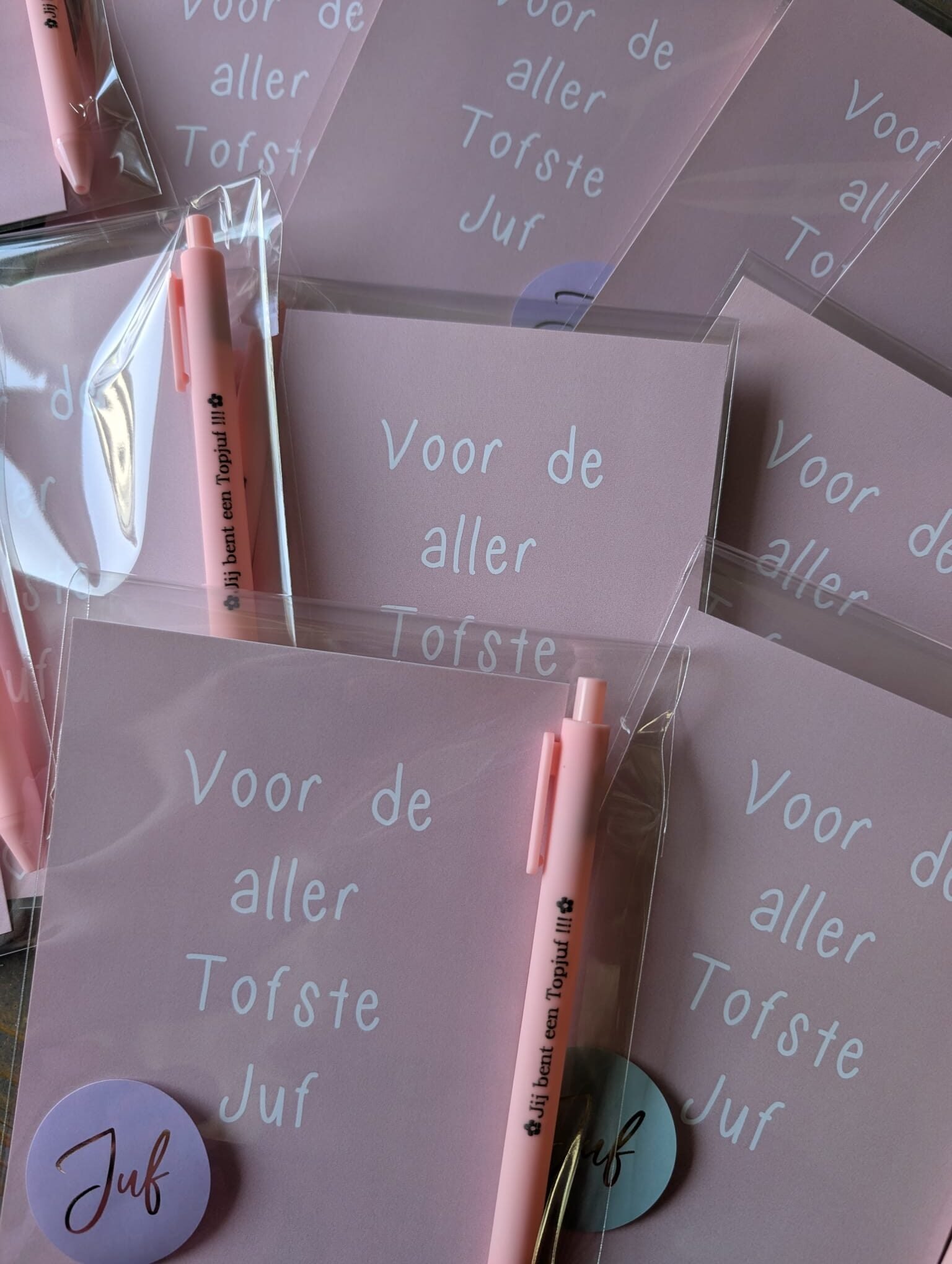 Kaart met Pen - "Jij bent een Topjuf ! - Afbeelding 2