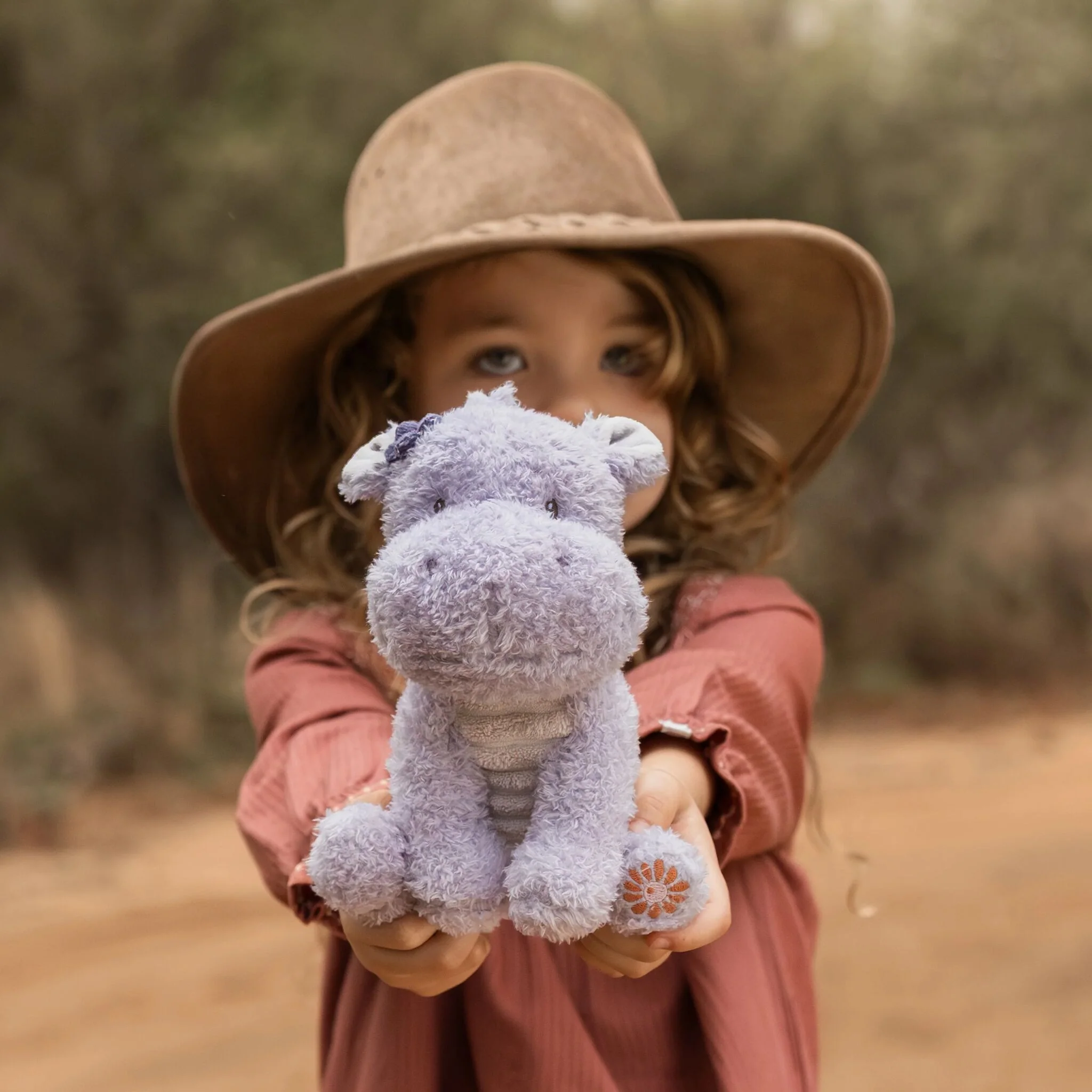 Little Dutch Knuffel Nijlpaard - Paars - Afbeelding 7
