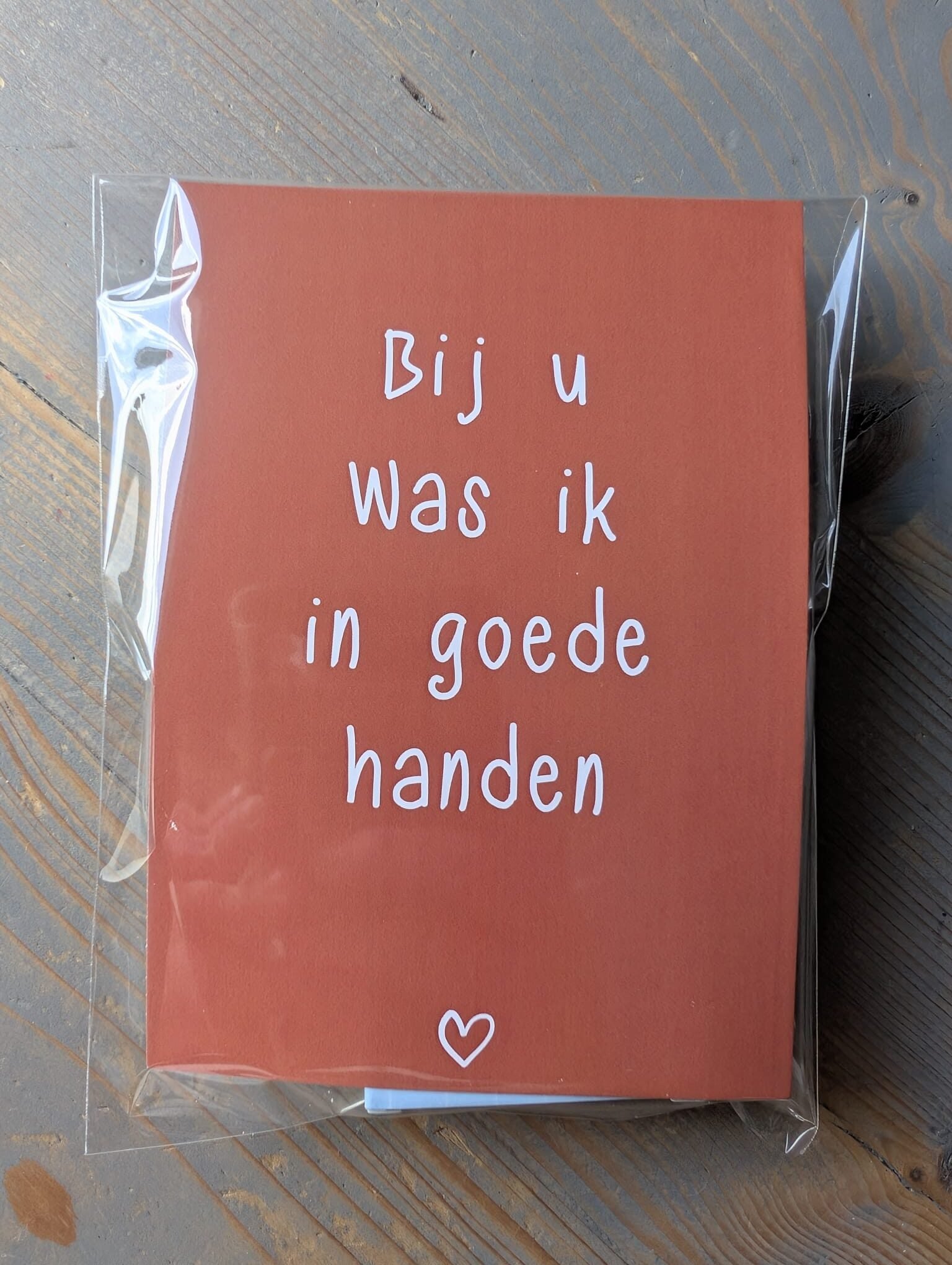 Kaart + Zeepje : Bedankt, ik WAS in goede handen ( zwart/wit) - Afbeelding 8