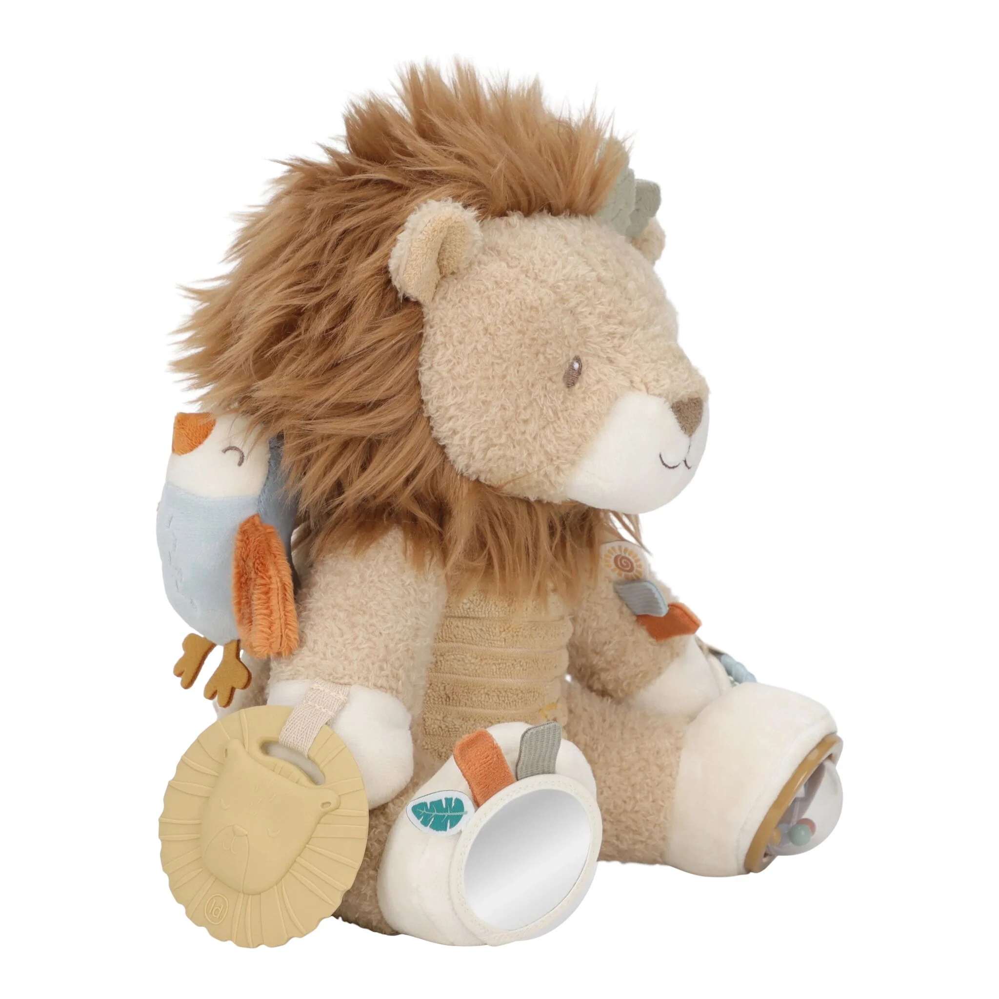 Little Dutch Activiteitenknuffel Leeuw - Geel - Afbeelding 4