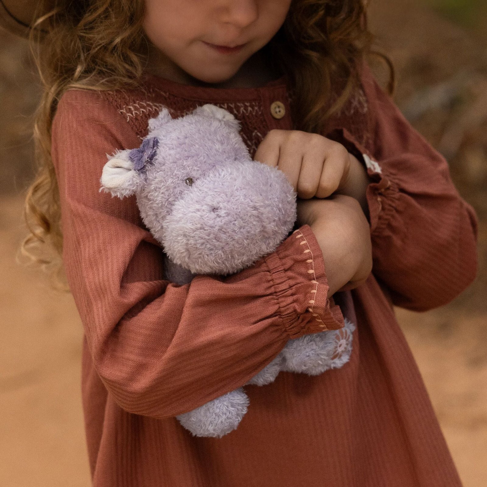 Little Dutch Knuffel Nijlpaard - Paars - Afbeelding 3
