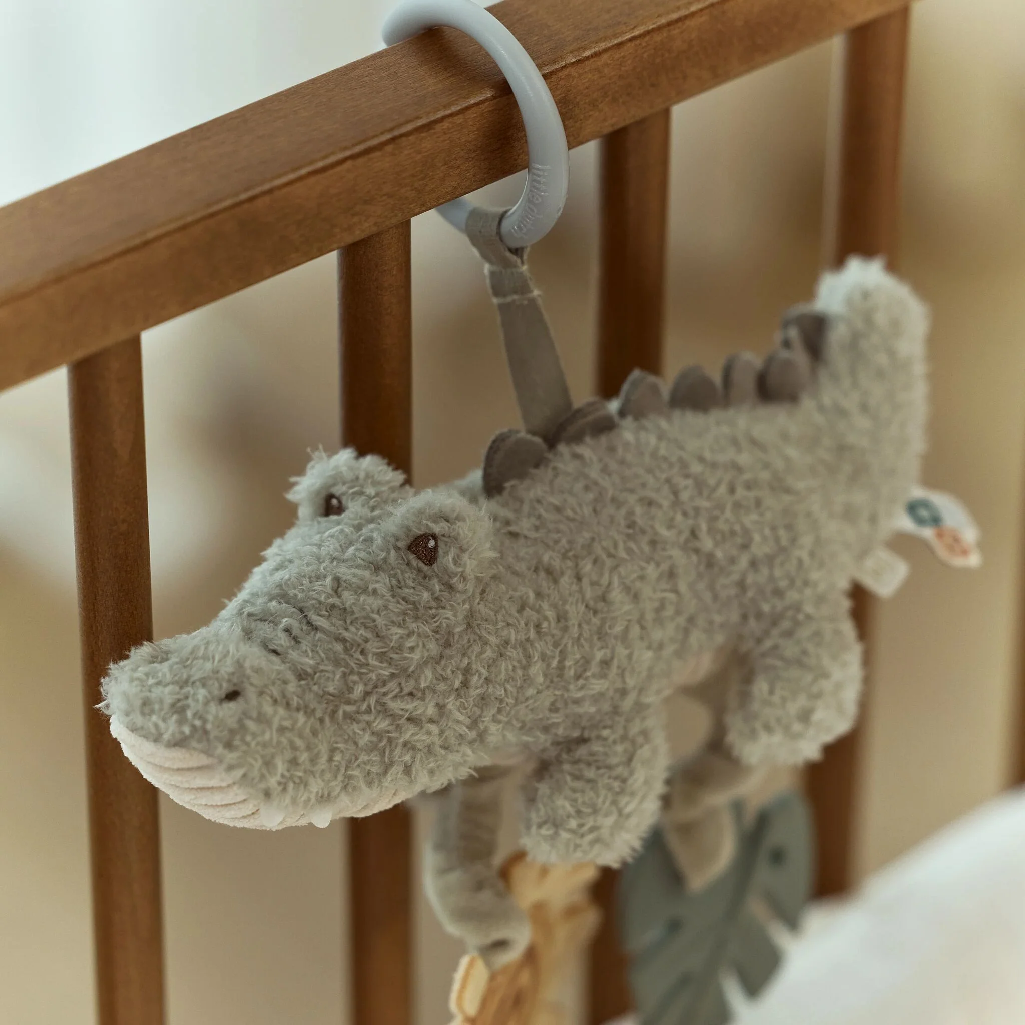 Little Dutch Safari Friends Activiteitenhanger Krokodil - Groen - Afbeelding 8