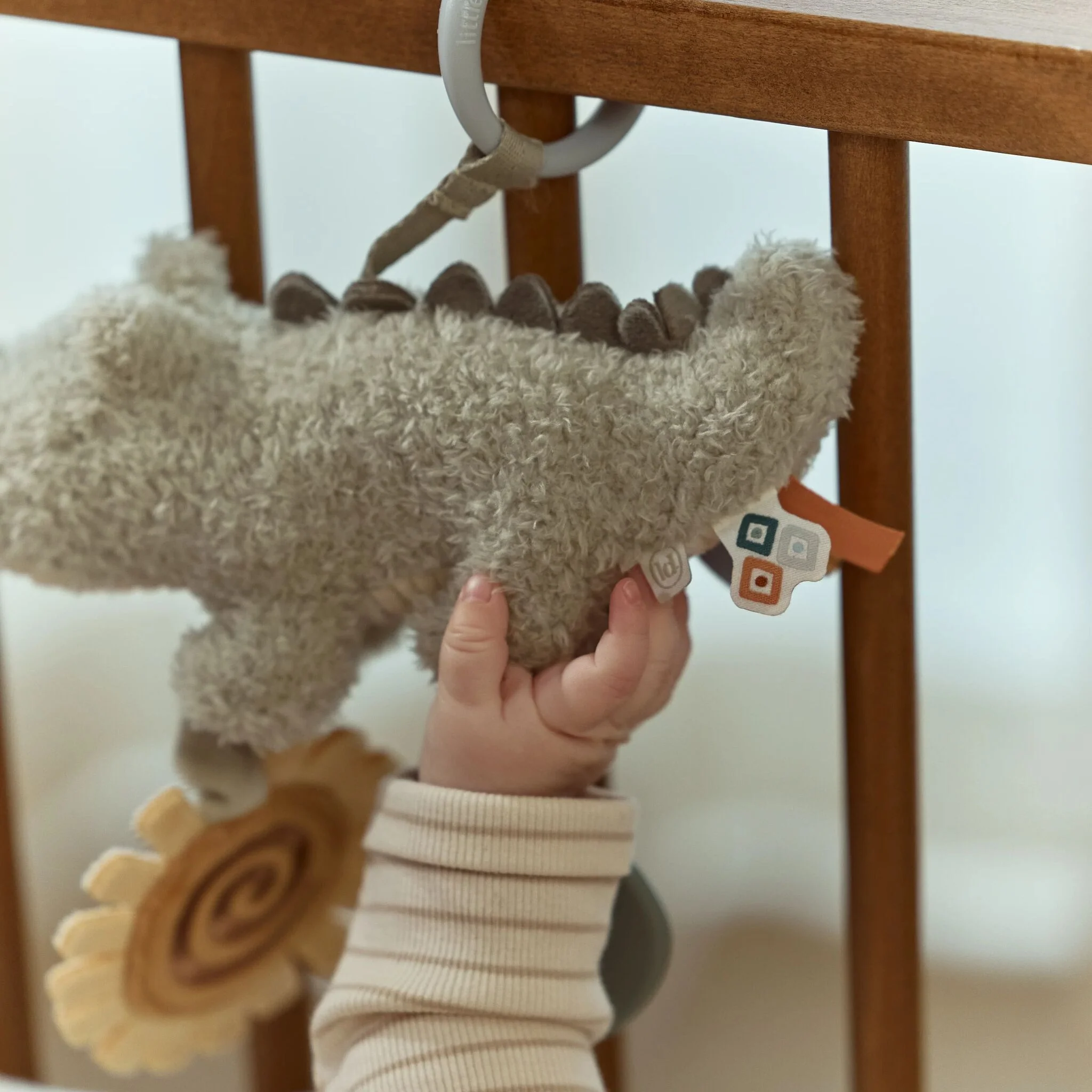 Little Dutch Safari Friends Activiteitenhanger Krokodil - Groen - Afbeelding 7