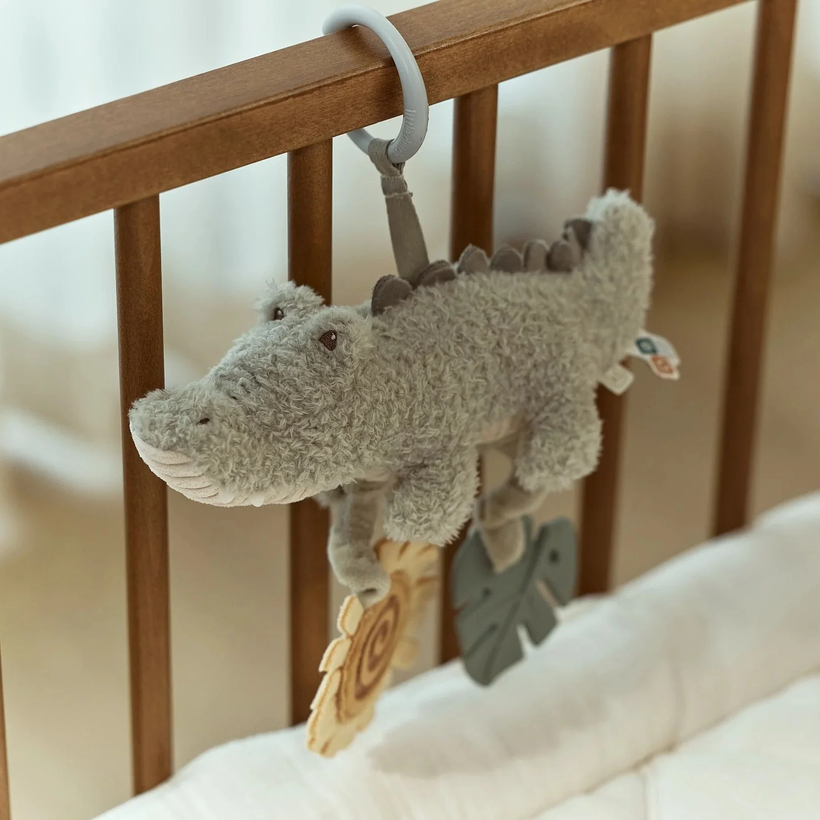 Little Dutch Safari Friends Activiteitenhanger Krokodil - Groen - Afbeelding 5