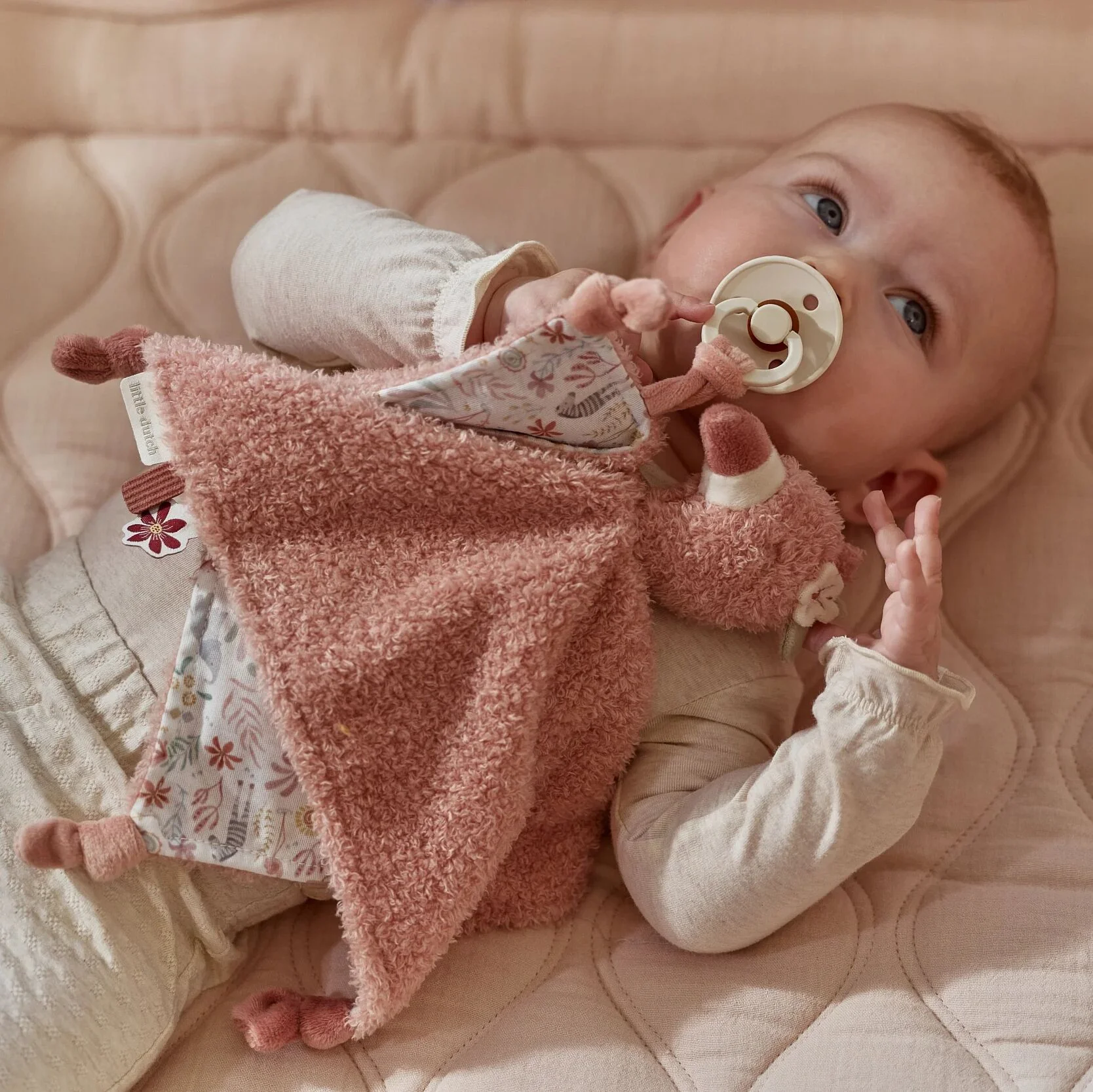 Little Dutch Safari Friends Knuffeldoekje Flamingo - Roze - Afbeelding 9