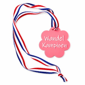 Wandel Kampioen Medaille Roze