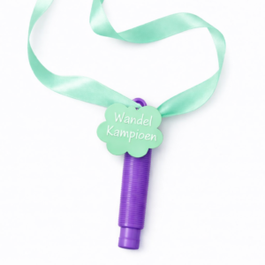 Wandel Kampioen Medaille met Fidget - Paars
