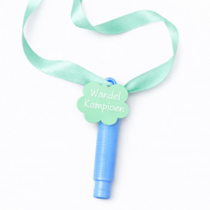Wandel Kampioen Medaille met Fidget - Lichtblauw